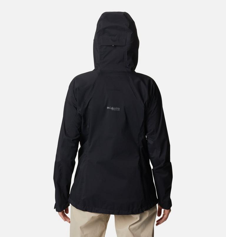 Women's Mazama Trail Waterproof Jacket, Color: Black, image 2