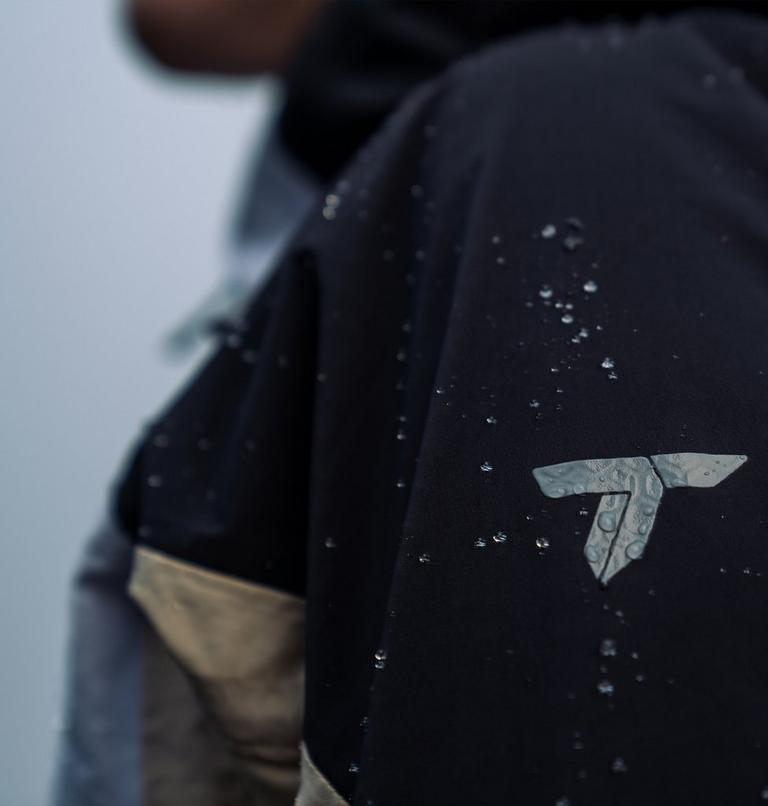 Women's Mazama Trail Rain Shell, Color: Purple Tint, Black, Ancient Fossil, image 15