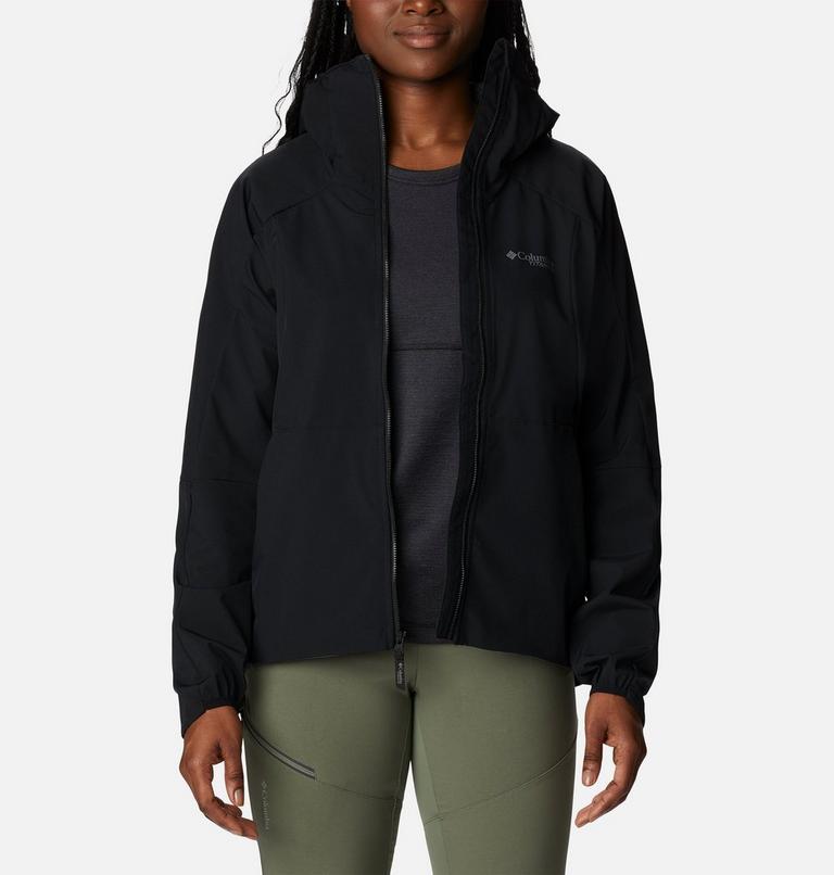 Women's Platinum Peak Softshell Jacket, Color: Black, image 6