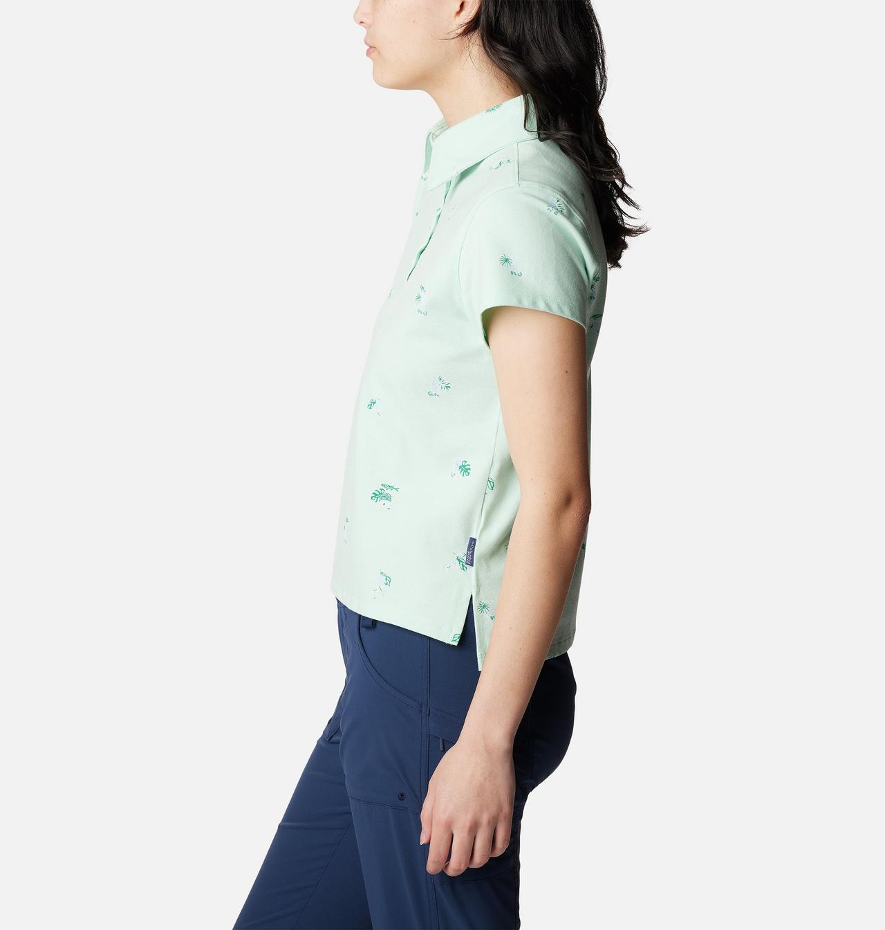 Women's PFG Super Sun Drifter™ Short Sleeve Polo Shirt 3