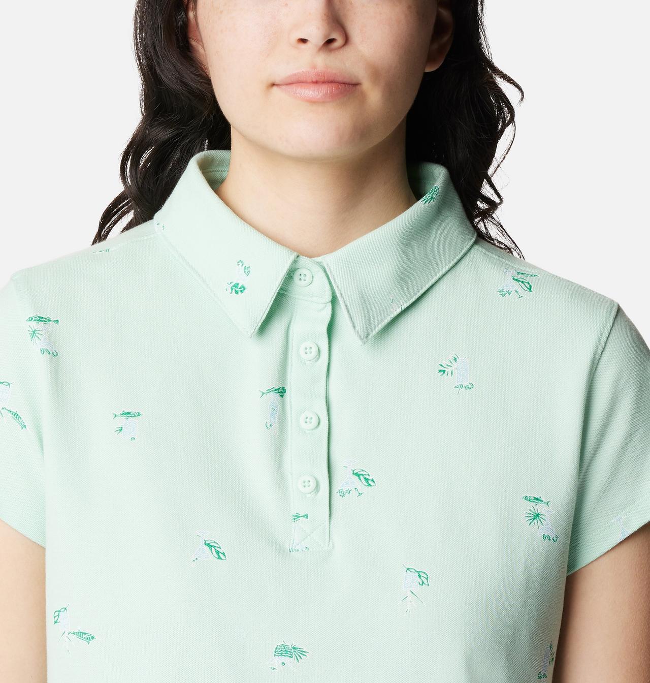 Women's PFG Super Sun Drifter™ Short Sleeve Polo Shirt 4