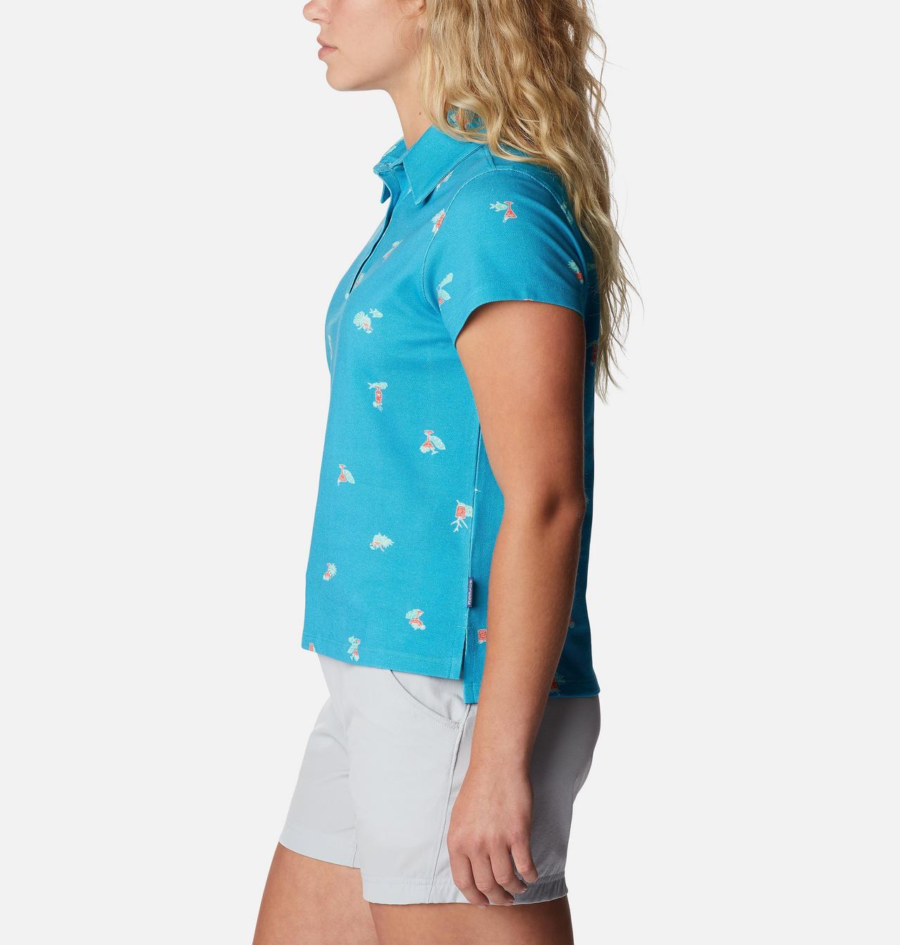 Women's PFG Super Sun Drifter™ Short Sleeve Polo Shirt 3