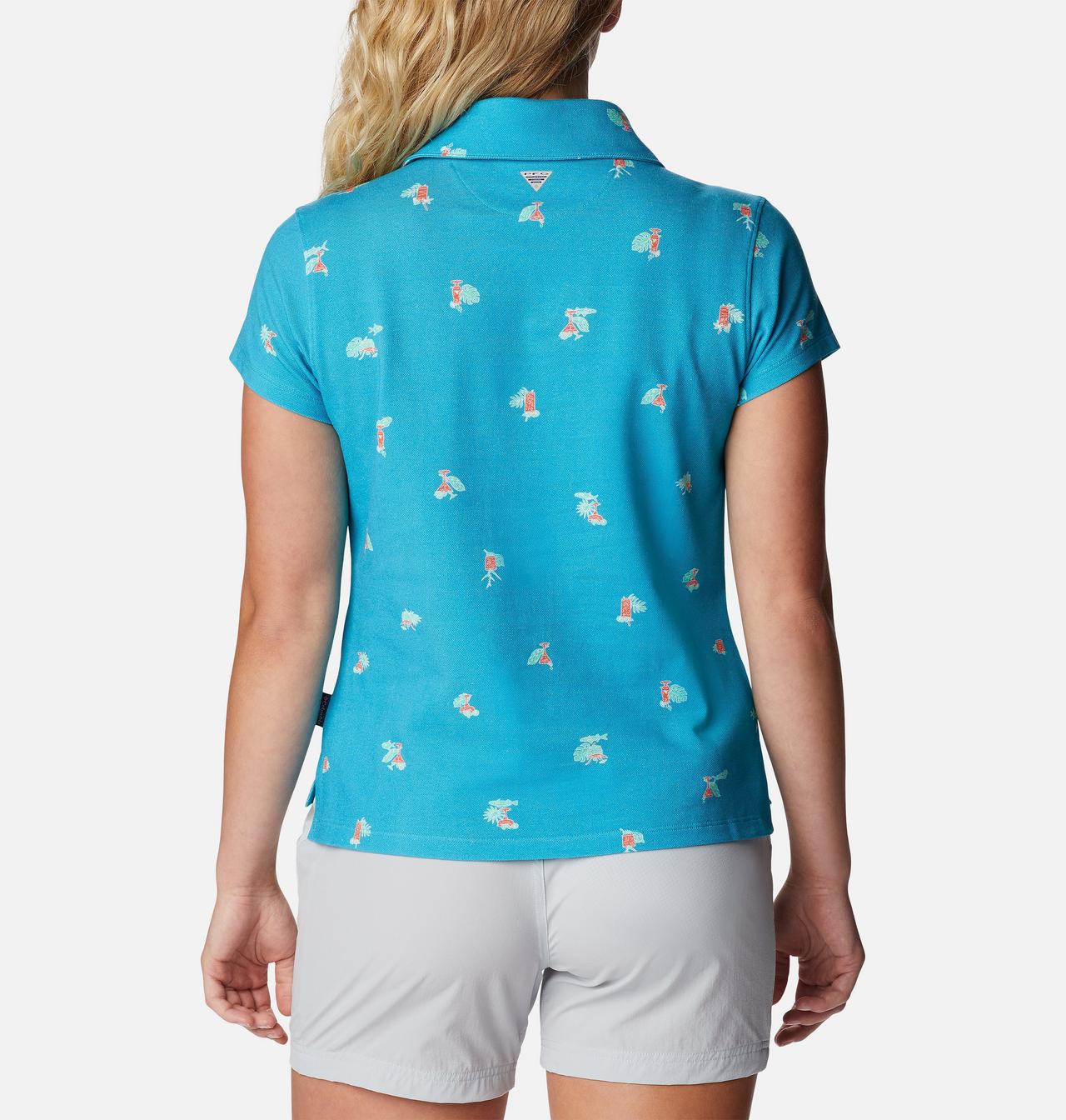 Women's PFG Super Sun Drifter™ Short Sleeve Polo Shirt 2