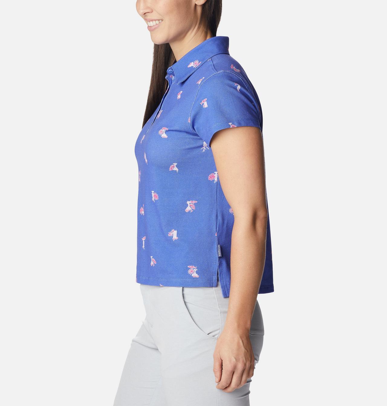 Women's PFG Super Sun Drifter™ Short Sleeve Polo Shirt 3