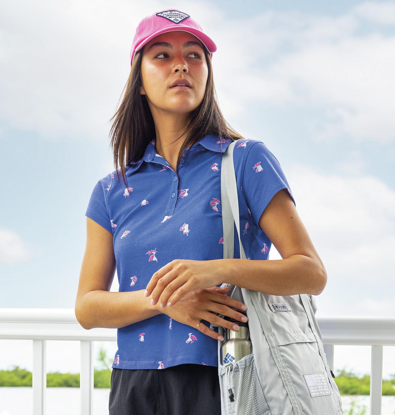 Women's PFG Super Sun Drifter™ Short Sleeve Polo Shirt 6