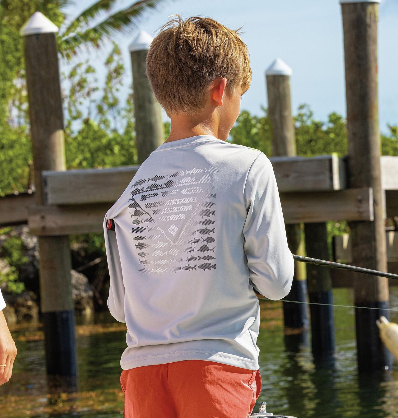 Boys' PFG Terminal Tackle™ Elements Long Sleeve Shirt 4