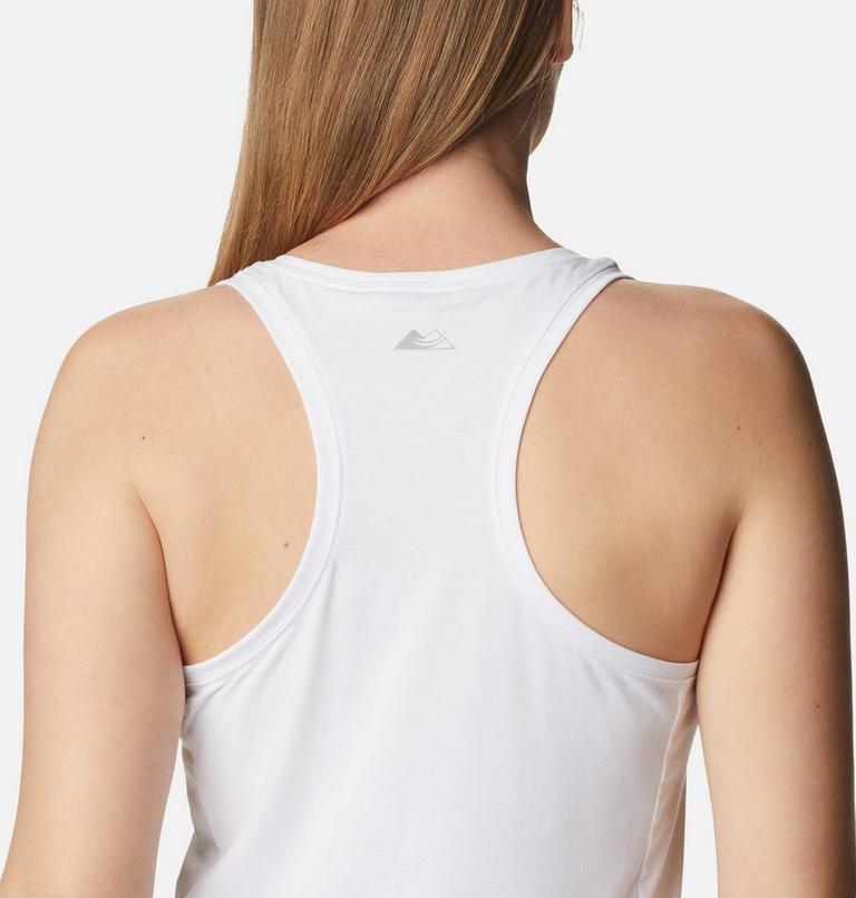 Women's Endless Trail Running Tank, Color: White, image 5