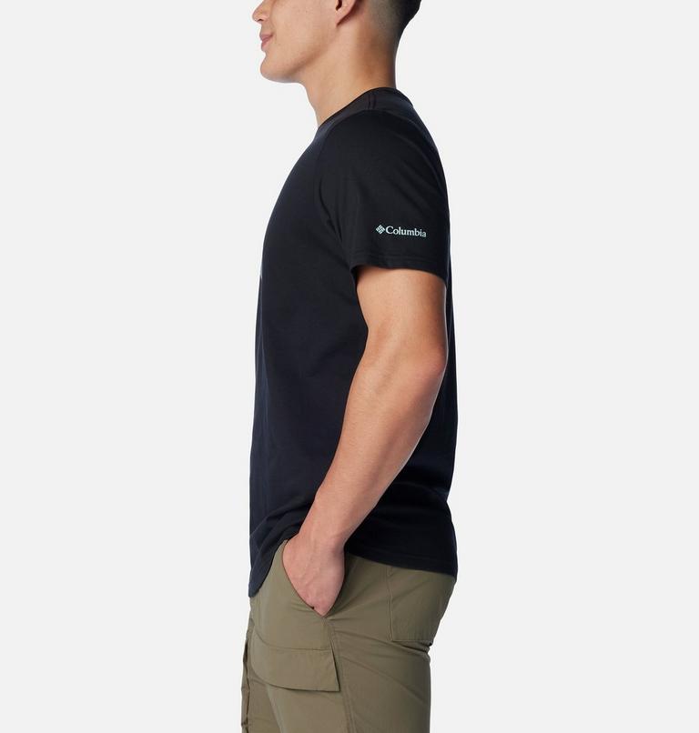 Men's Rockaway River Outdoor T-Shirt, Color: Black, Bearly Stroll, image 3