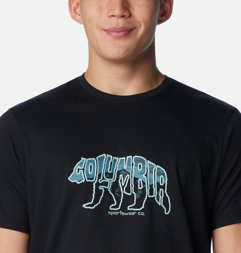 Men's Rockaway River Outdoor T-Shirt, Color: Black, Bearly Stroll, image 4