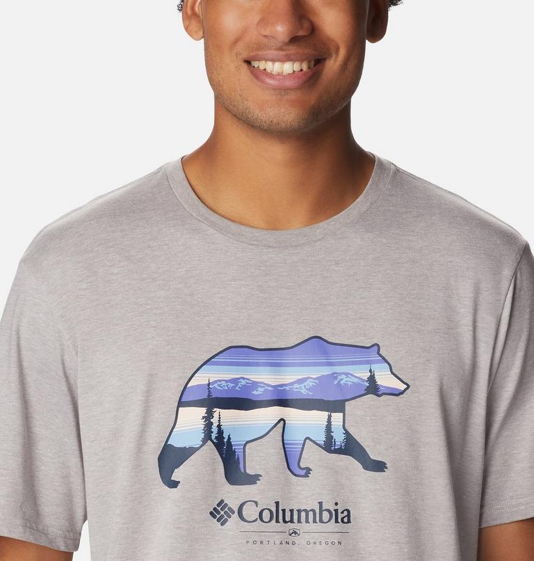 Men's Rockaway River Outdoor T-Shirt, Color: Columbia Grey Hthr, Scenic Stroll Grx, image 4