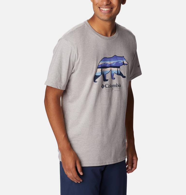 Men's Rockaway River Outdoor T-Shirt, Color: Columbia Grey Hthr, Scenic Stroll Grx, image 5