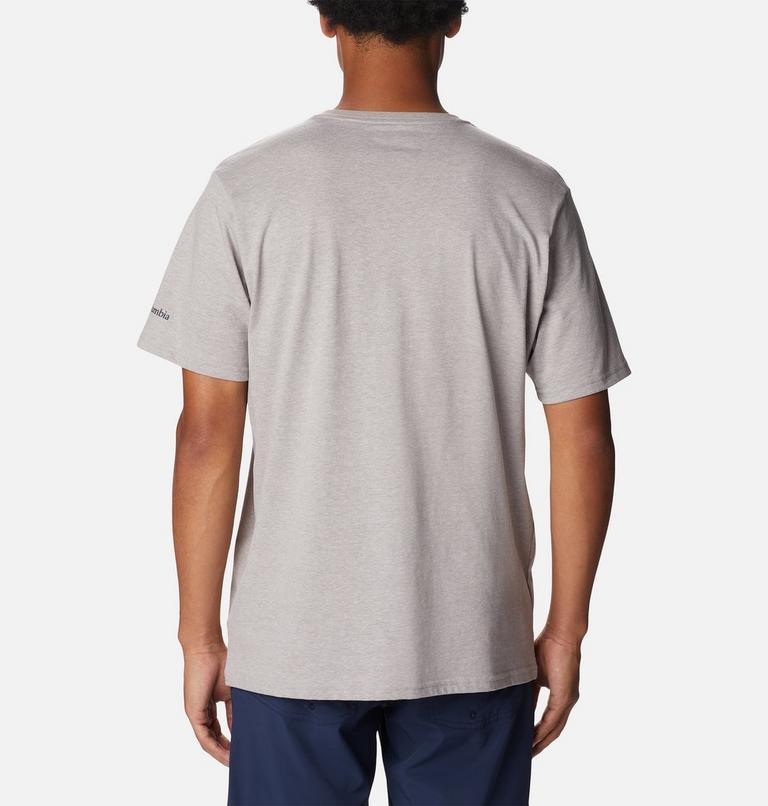 Men's Rockaway River Outdoor T-Shirt, Color: Columbia Grey Hthr, Scenic Stroll Grx, image 2