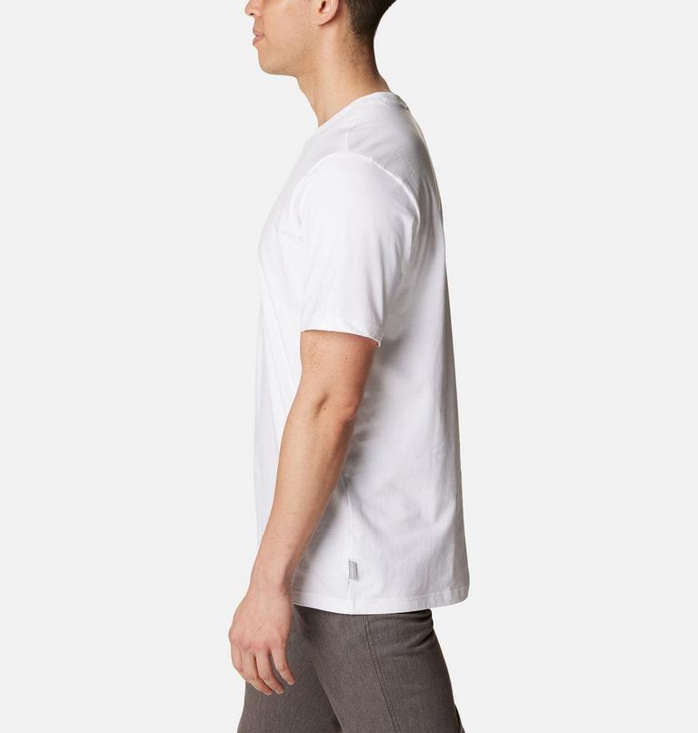 Men's Explorers Canyon Logo T-Shirt, Color: White, CSC Branded Mini Graphic, image 3