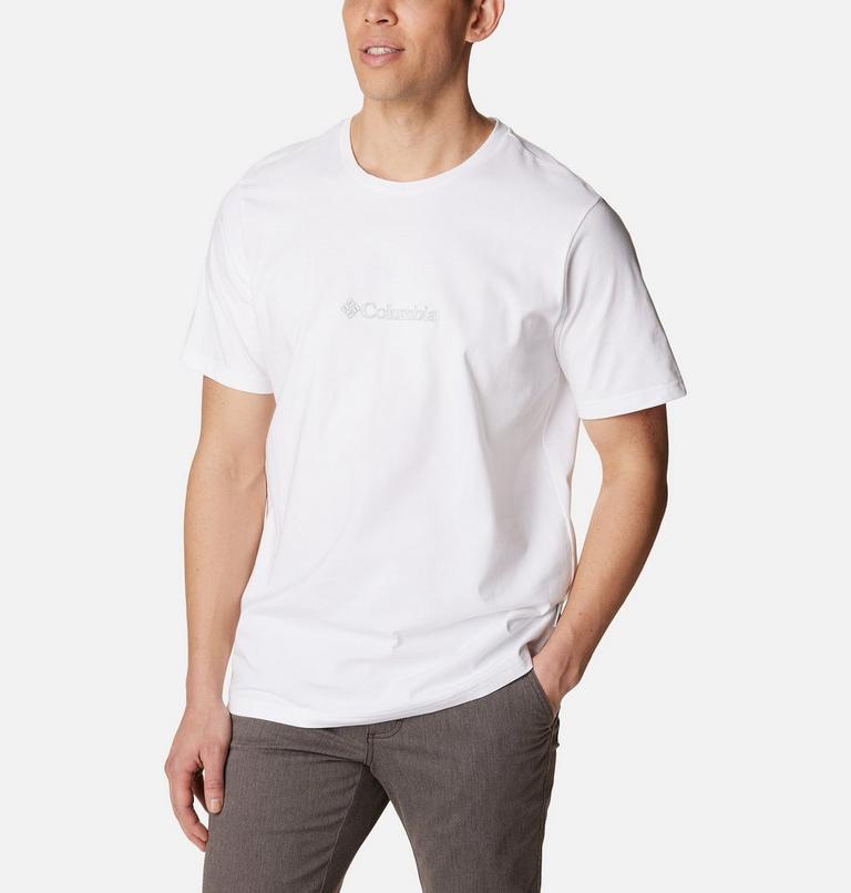 Men's Explorers Canyon Logo T-Shirt, Color: White, CSC Branded Mini Graphic, image 5