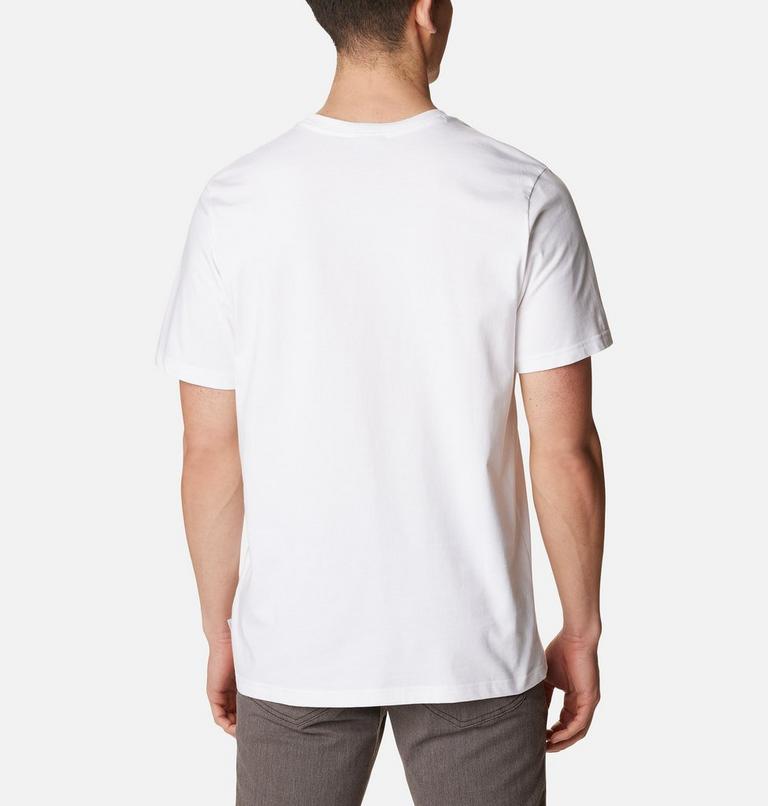 Men's Explorers Canyon Logo T-Shirt, Color: White, CSC Branded Mini Graphic, image 2