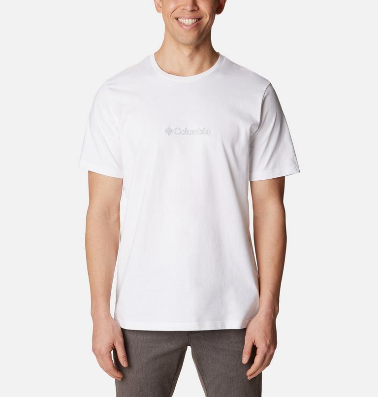 Men's Explorers Canyon Logo T-Shirt, Color: White, CSC Branded Mini Graphic, image 1