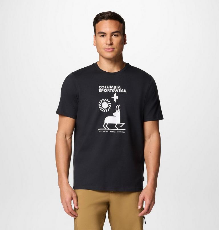 Men's Explorers Canyon T-Shirt, Color: Black, Naturally Outdoor, image 1