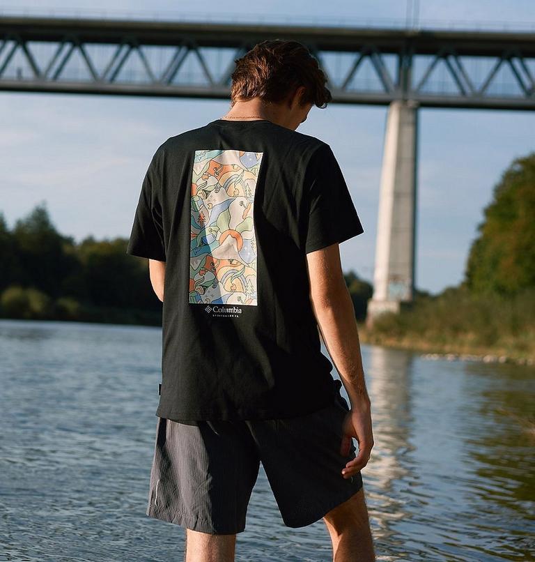 Men's Explorers Canyon Back Graphic T-Shirt, Color: Black, Epicamp Graphic, image 8