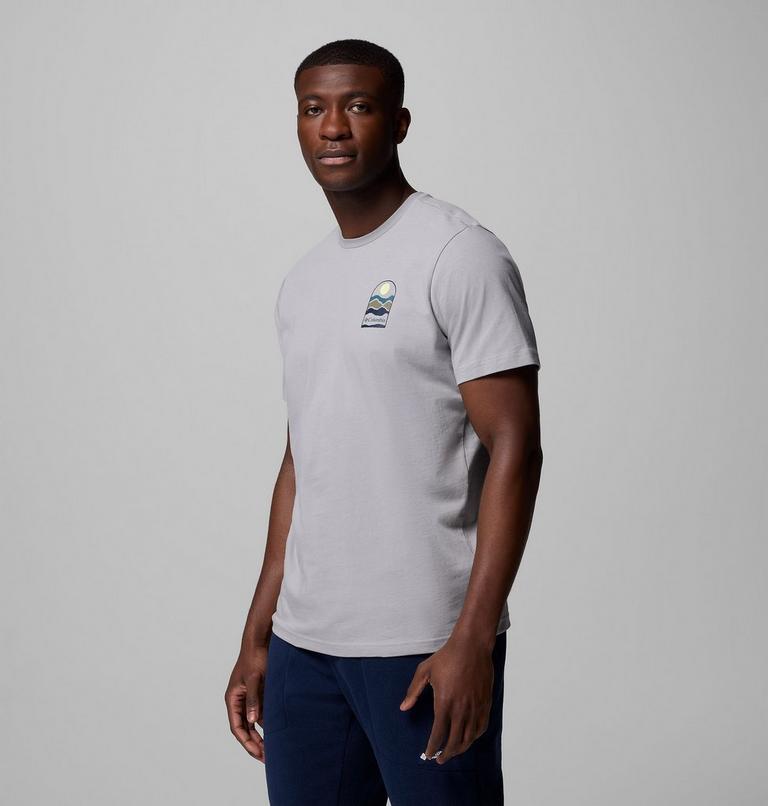 Men's Explorers Canyon Back Graphic T-Shirt, Color: Columbia Grey, Get Hiked, image 4