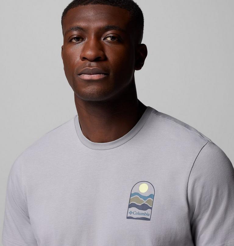 Men's Explorers Canyon Back Graphic T-Shirt, Color: Columbia Grey, Get Hiked, image 5