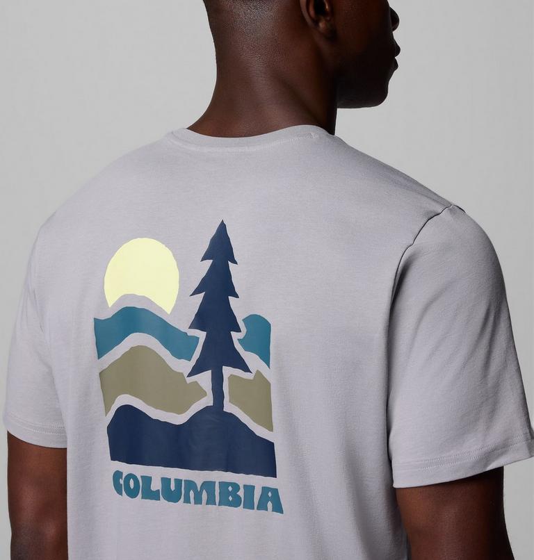 Men's Explorers Canyon Back Graphic T-Shirt, Color: Columbia Grey, Get Hiked, image 6