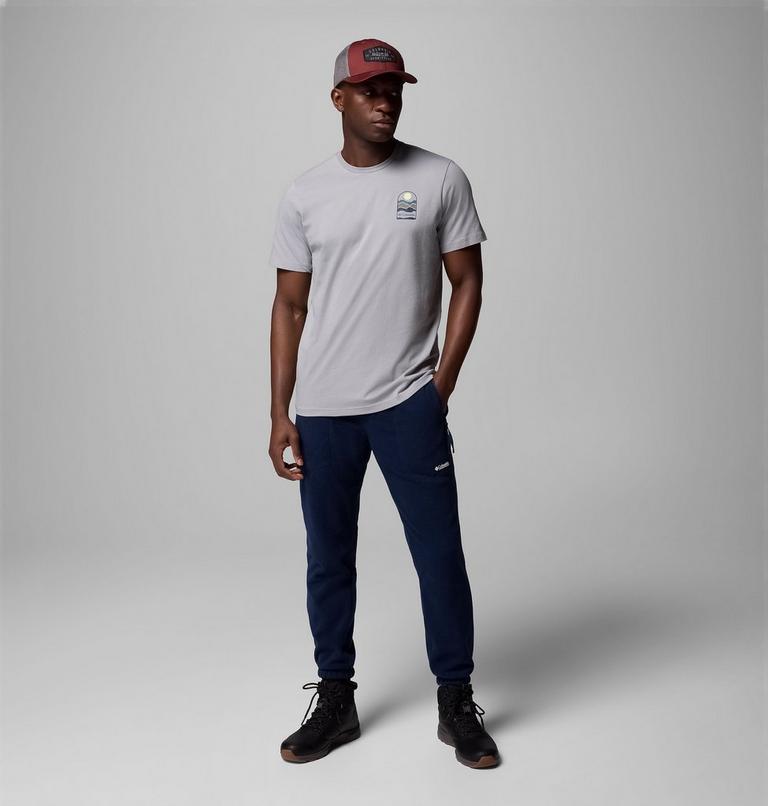 Men's Explorers Canyon Back Graphic T-Shirt, Color: Columbia Grey, Get Hiked, image 2