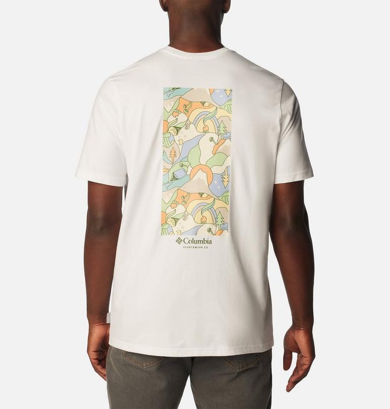 Men's Explorers Canyon Back Graphic T-Shirt, Color: White, Epicamp Graphic, image 1