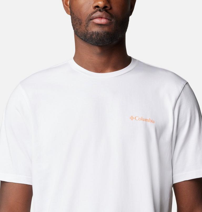 Men's Explorers Canyon Back Graphic T-Shirt, Color: White, Bearly Tribe, image 4