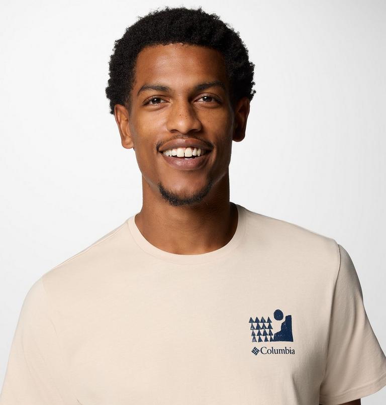Camiseta con estampado en la espalda Explorers Canyon para hombre, Color: Dark Stone, Explore Outdoors, image 4