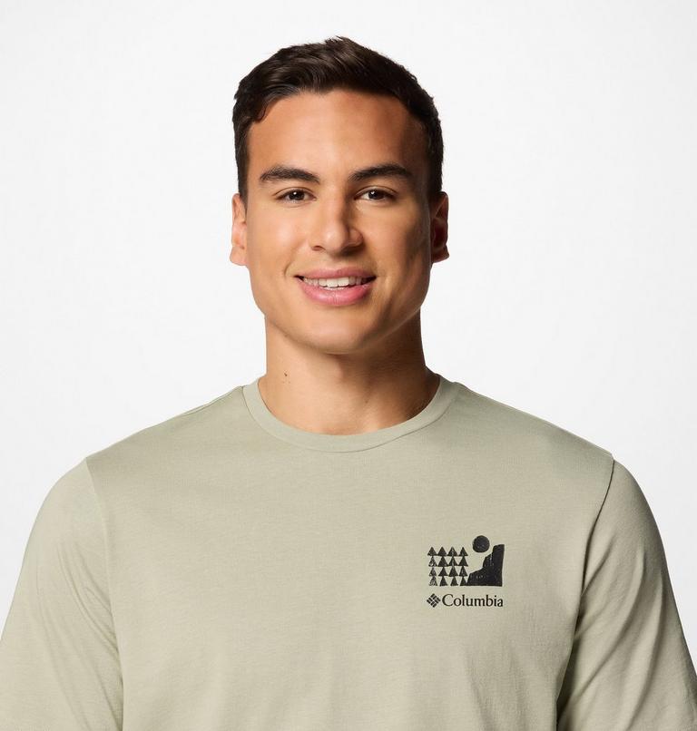 Men's Explorers Canyon Back Graphic T-Shirt, Color: Safari, Explore Outdoors, image 4