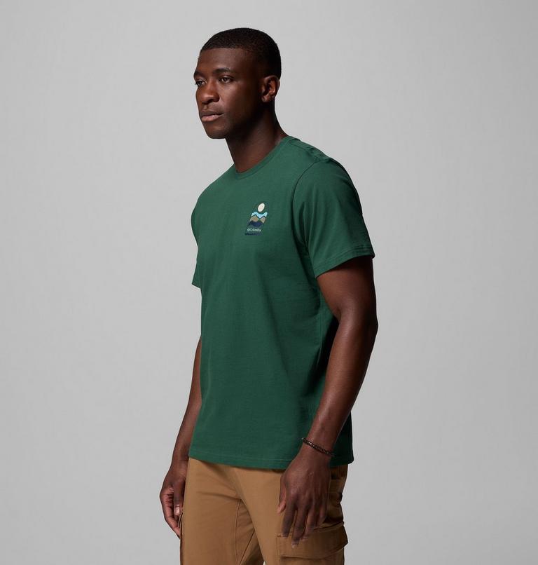 Men's Explorers Canyon Back Graphic T-Shirt, Color: Rain Forest, Get Hiked, image 4