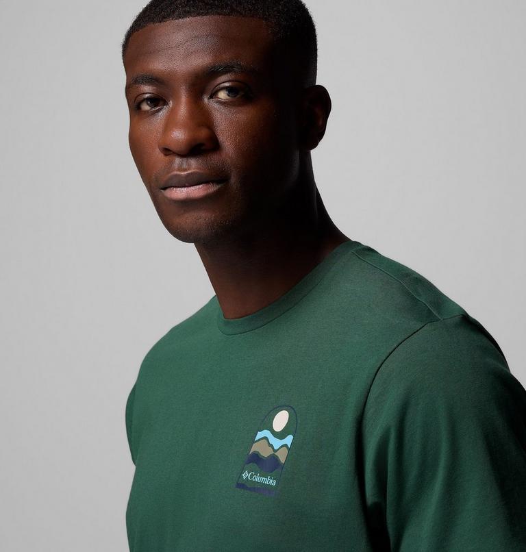 Men's Explorers Canyon Back Graphic T-Shirt, Color: Rain Forest, Get Hiked, image 5