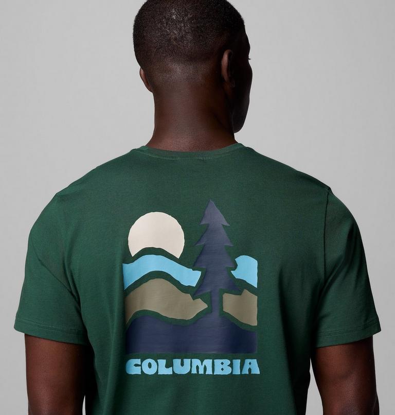 Men's Explorers Canyon Back Graphic T-Shirt, Color: Rain Forest, Get Hiked, image 6