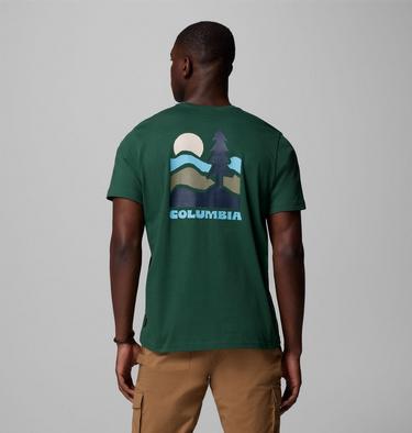 Men's Explorers Canyon Back Graphic T-Shirt, Color: Rain Forest, Get Hiked, image 17