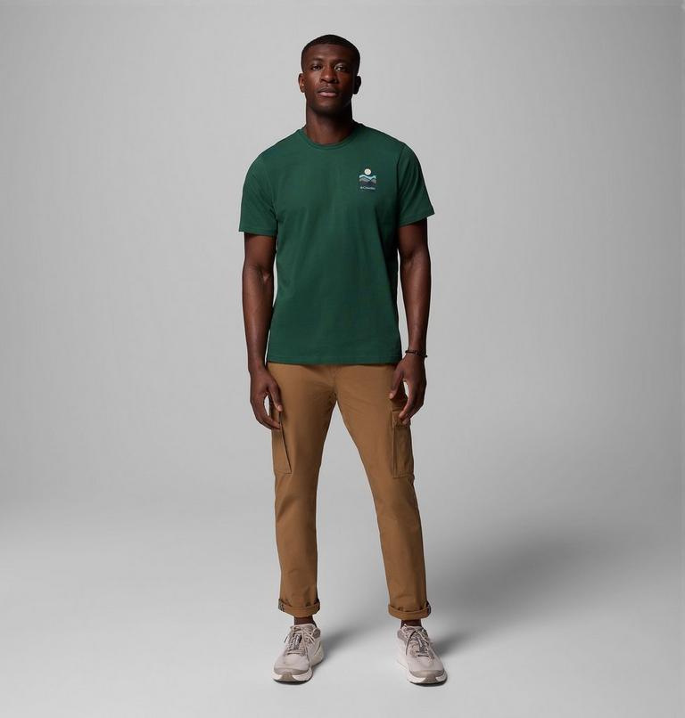 Men's Explorers Canyon Back Graphic T-Shirt, Color: Rain Forest, Get Hiked, image 2