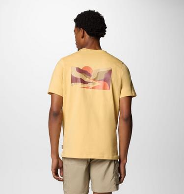 Men's Explorers Canyon Back Graphic T-Shirt, Color: Sand Dune, Trailscape, image 21
