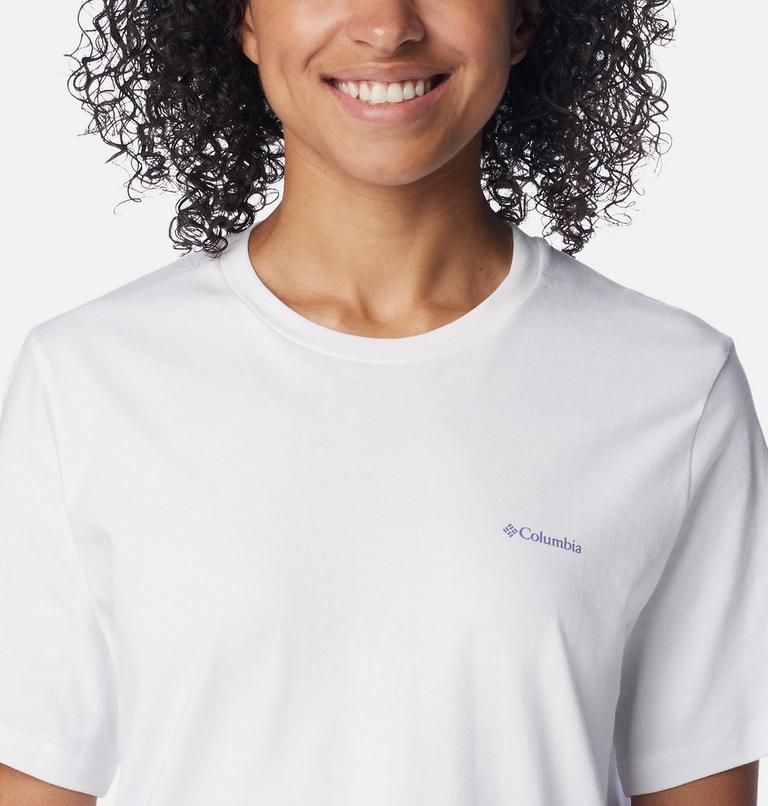Women's Boundless Beauty Graphic T-Shirt, Color: White, Simple Gorge, image 4