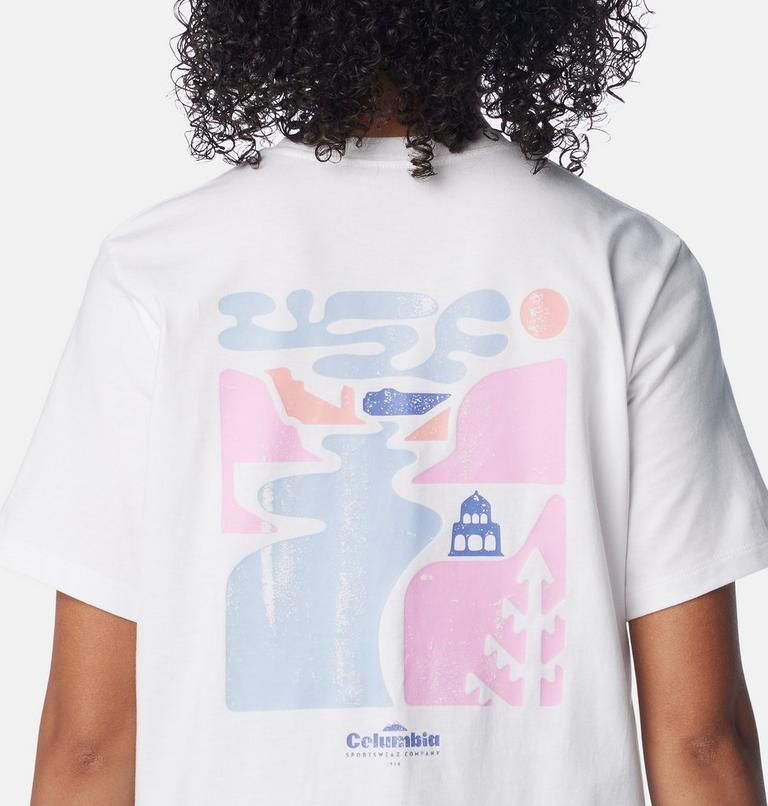 Women's Boundless Beauty Graphic T-Shirt, Color: White, Simple Gorge, image 5