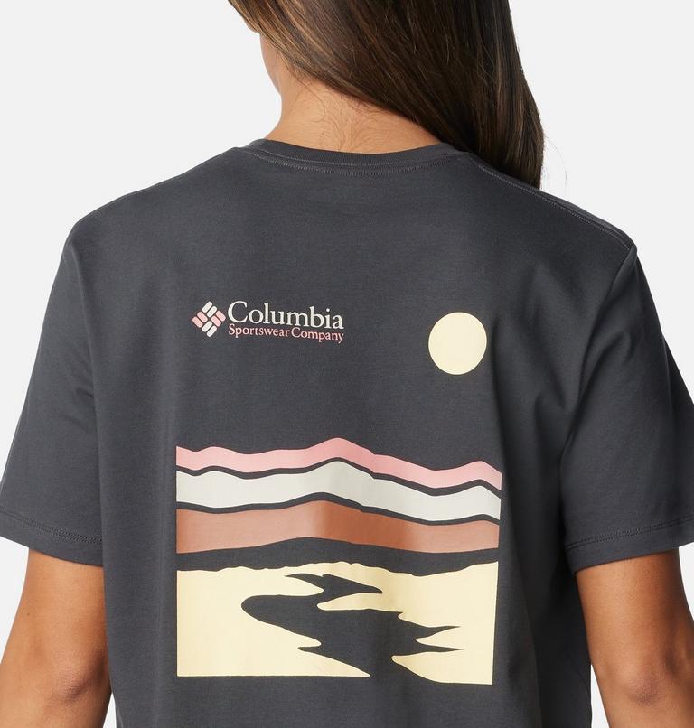 Women's Boundless Beauty T-Shirt, Color: Shark, Heritage, image 5