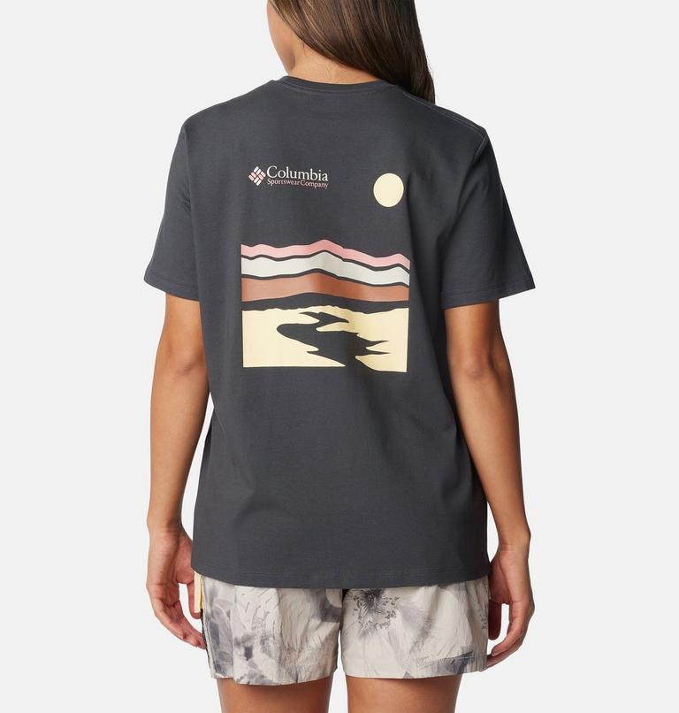 Women's Boundless Beauty T-Shirt, Color: Shark, Heritage, image 1