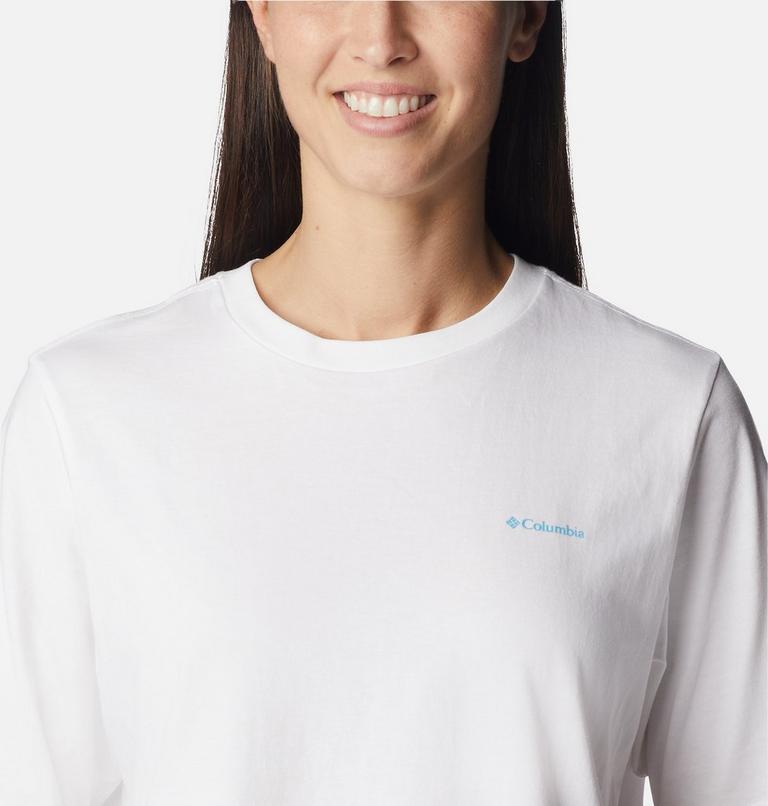 Women's North Cascades Graphic T-Shirt, Color: White, Explore NP Graphic, image 4