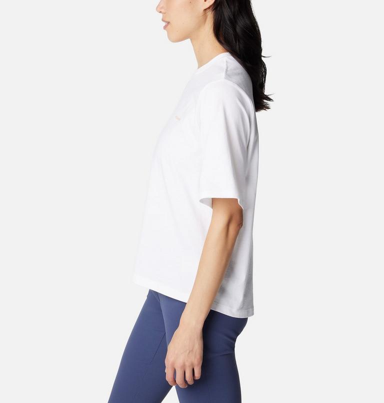 North Cascades Graphic SS Tee, Color: White, Wavy Rays, image 3