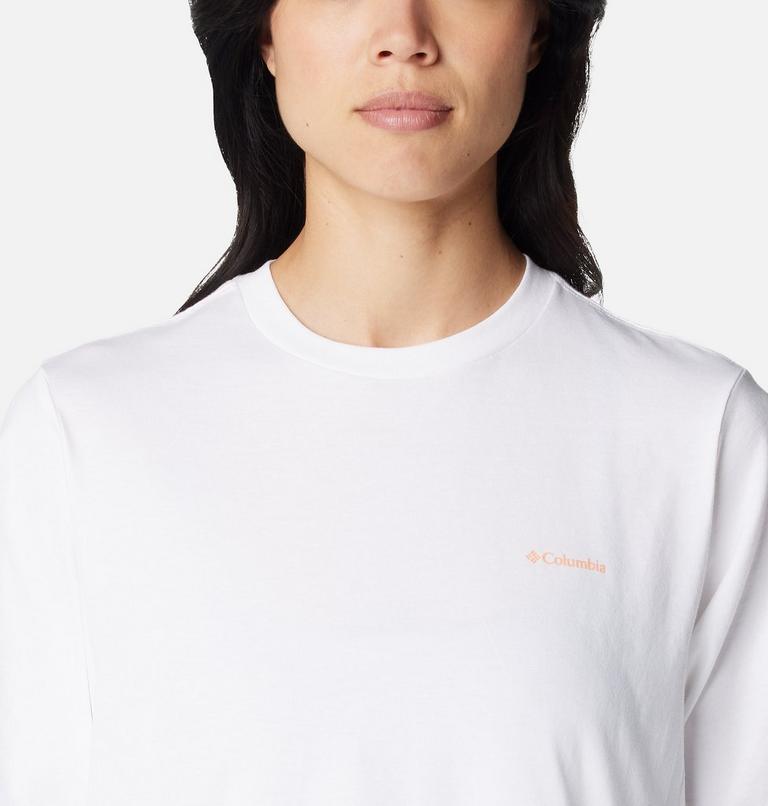 North Cascades Graphic SS Tee, Color: White, Wavy Rays, image 4