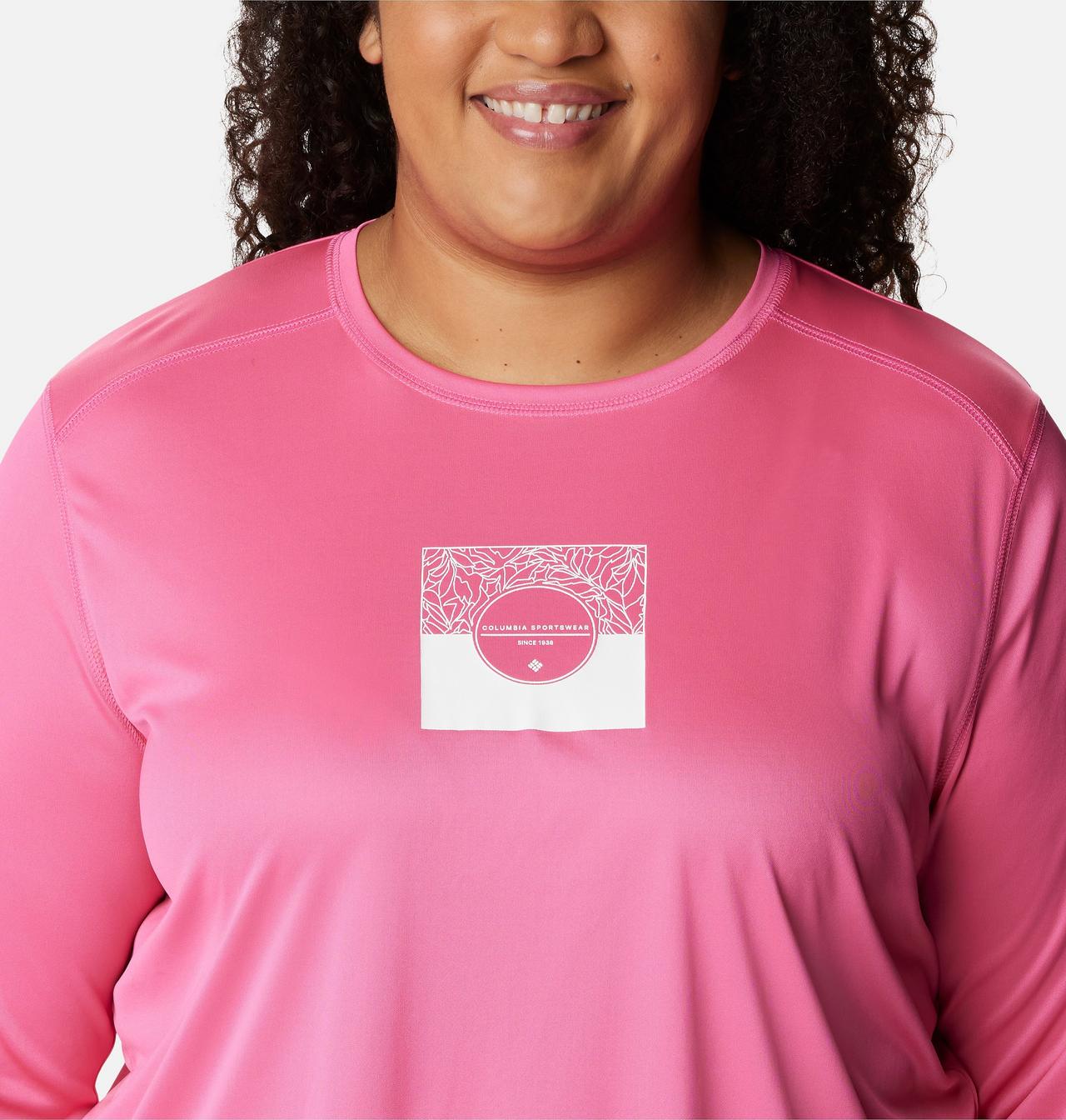 Women's Summerdry™ Graphic Long Sleeve Shirt - Plus Size 4