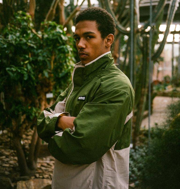 Deschutes Valley Wind Shell | 271 | XL, Color: Ancient Fossil, Pesto, image 11