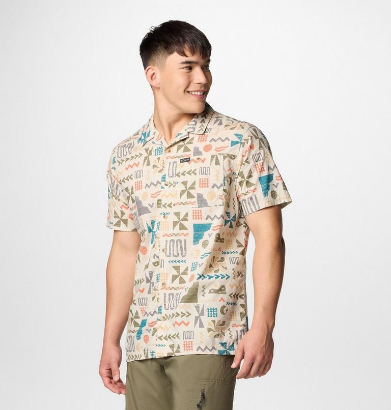 Pine Canyon Short Sleeve, Color: Dark Stone Outer Bounds, image 4