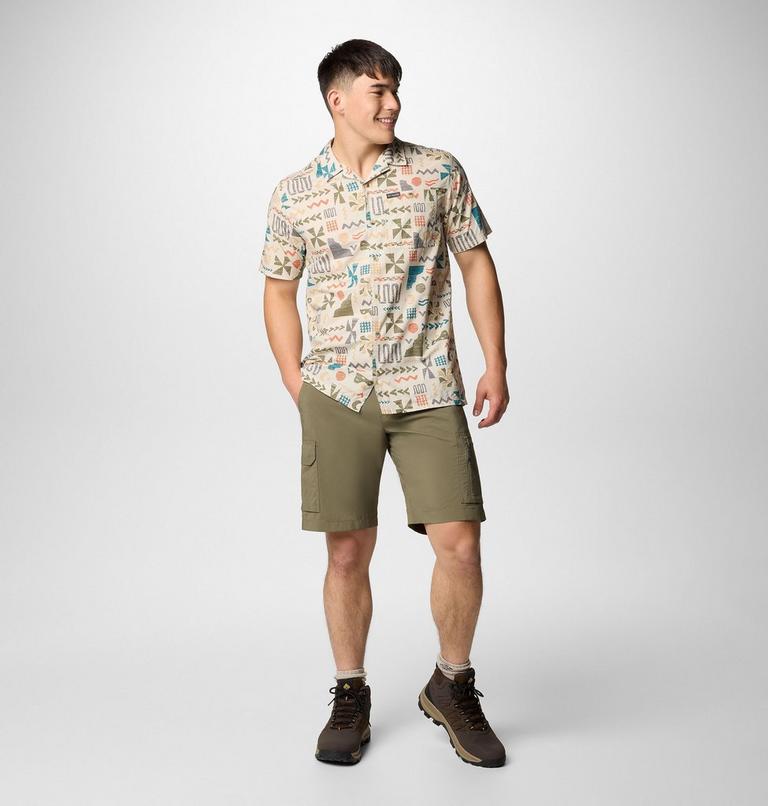 Pine Canyon Short Sleeve, Color: Dark Stone Outer Bounds, image 2