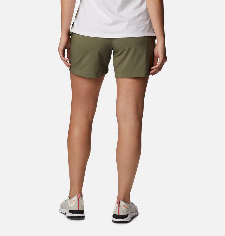 Women's Silver Ridge Utility Hiking Shorts, Color: Stone Green, image 2