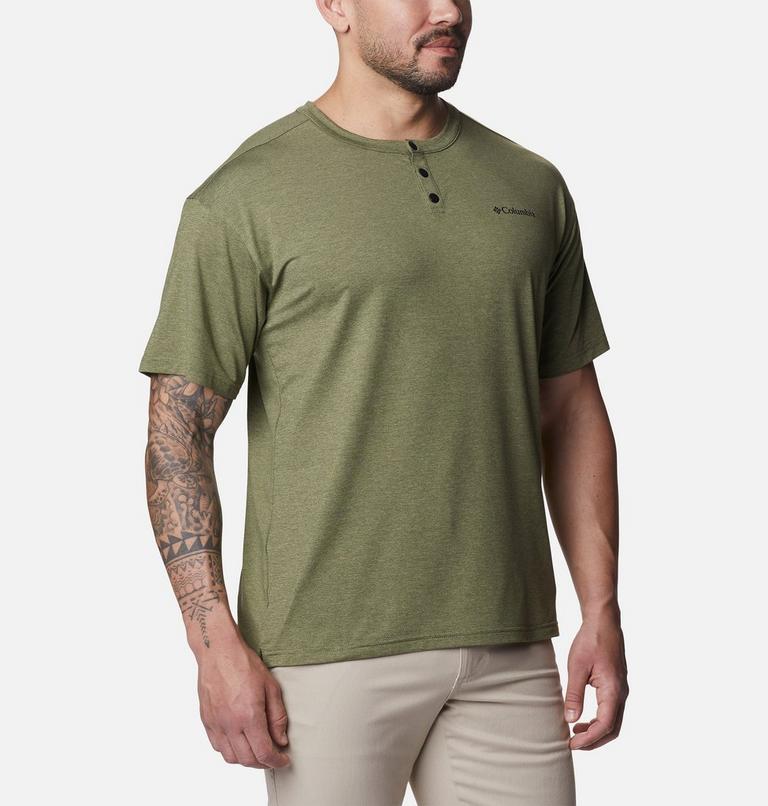 Men's Coral Ridge Performance Short Sleeve Shirt, Color: Mosstone, image 5