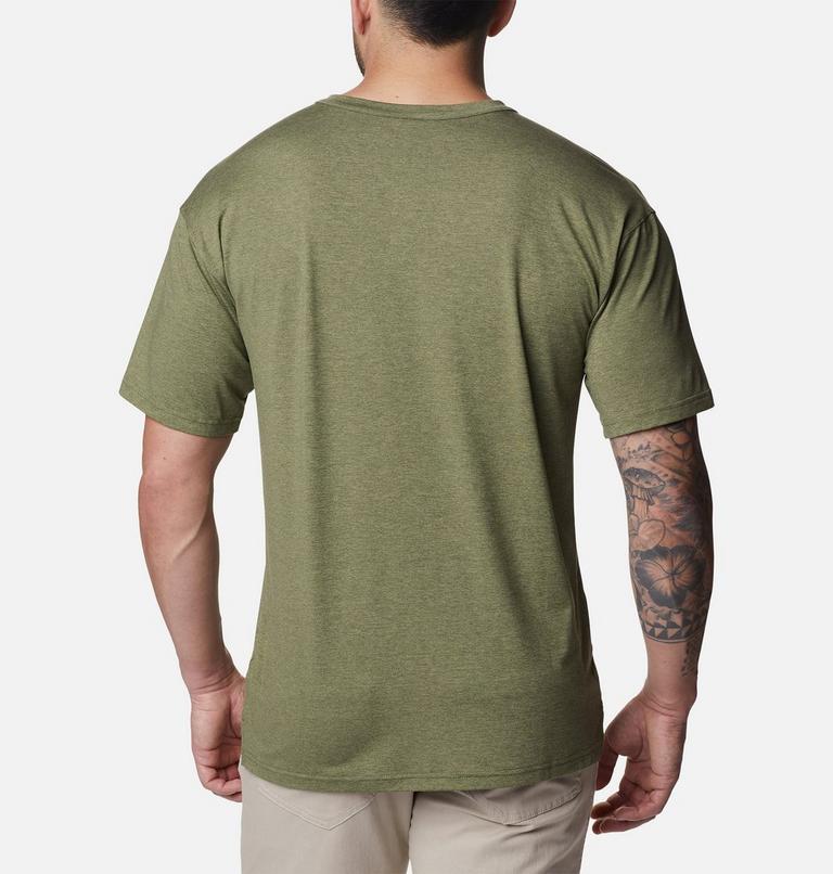 Men's Coral Ridge Performance Short Sleeve Shirt, Color: Mosstone, image 2